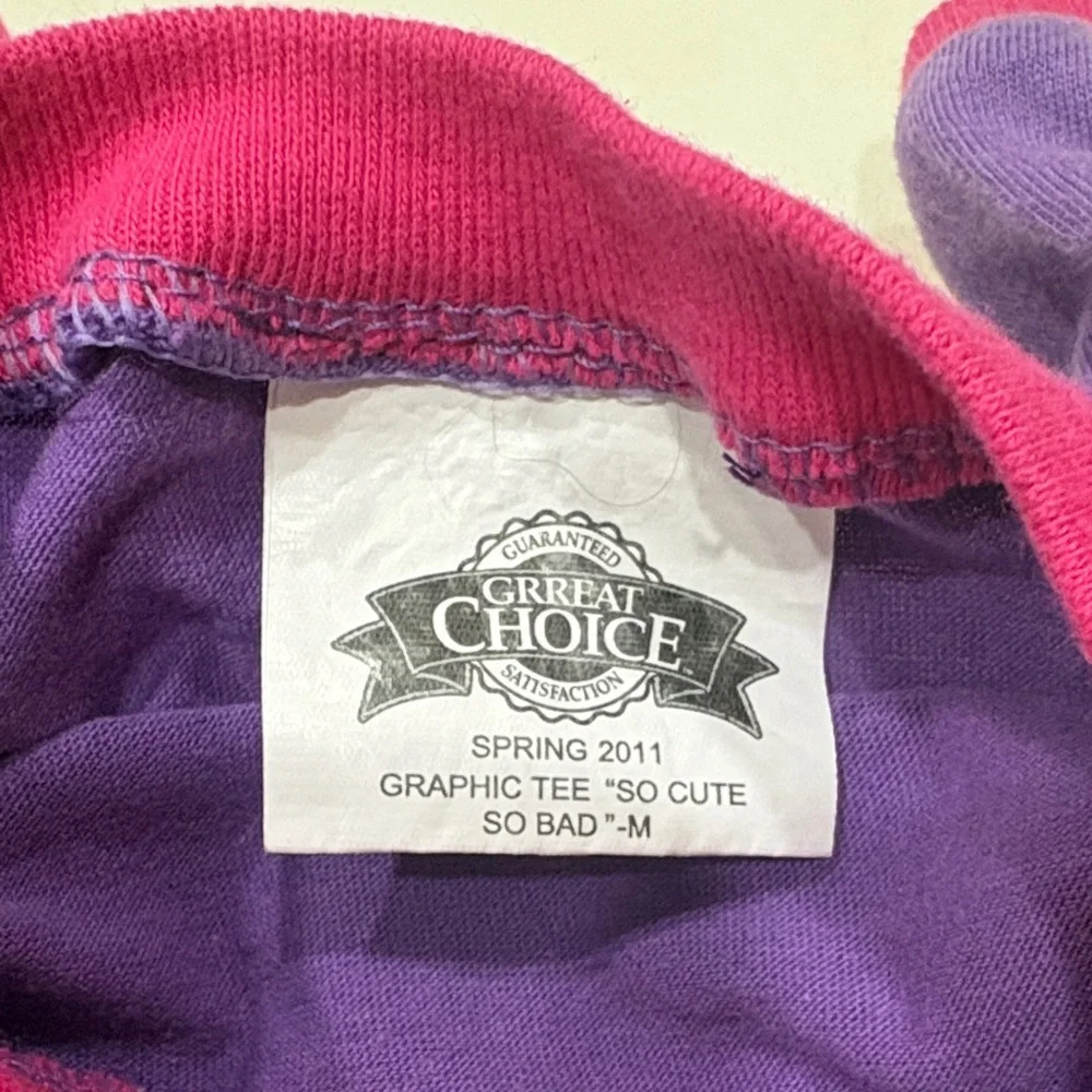 Purple & Pink 'So Cute So Bad' Dog Tee - Unbranded